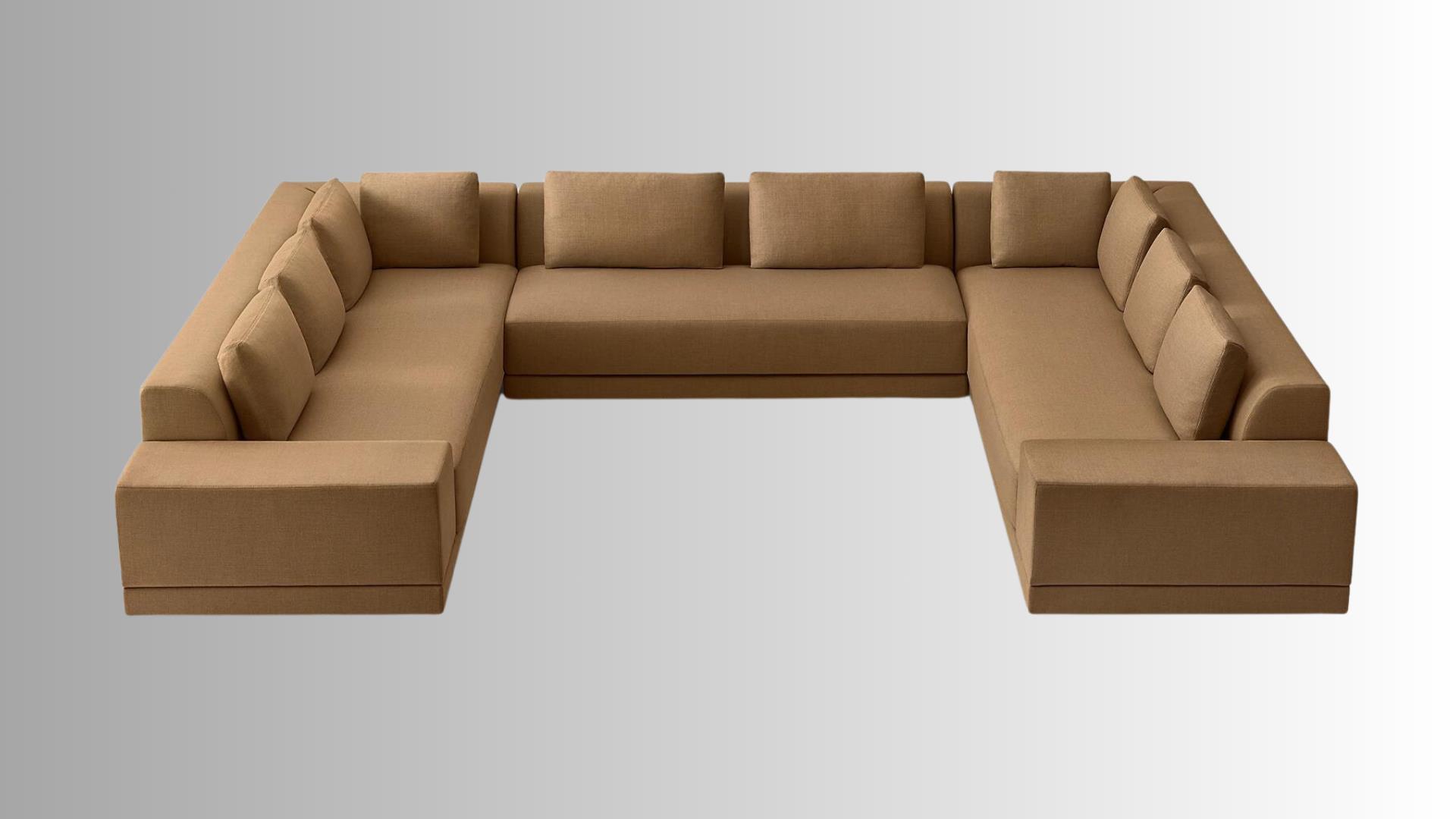 Contemporary Comfort- The Elkin U-Sofa Sectional
