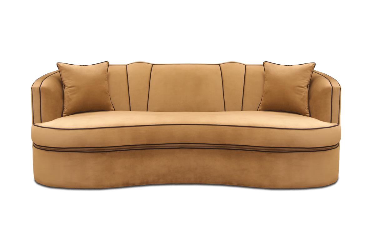 The Noelle Sofa Graceful Curves Subtle Detailing
