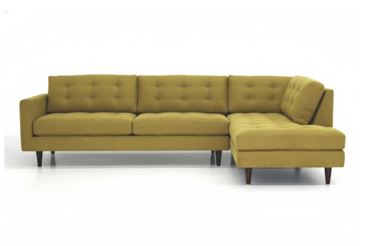 The Monroe Sectional Mid-Century Structure Modern Edge