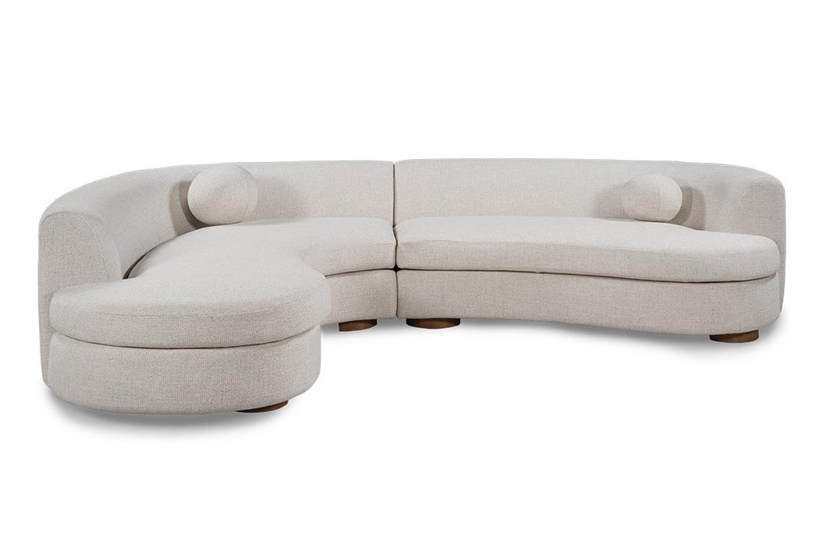 The Crescent Sectional Sculptural Flow Organic Balance