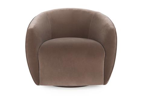 KIMBERLY UPHOLSTERED SWIVEL CHAIR