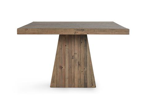 BELVEDERE SOLID WOOD SQUARE DINING TABLE